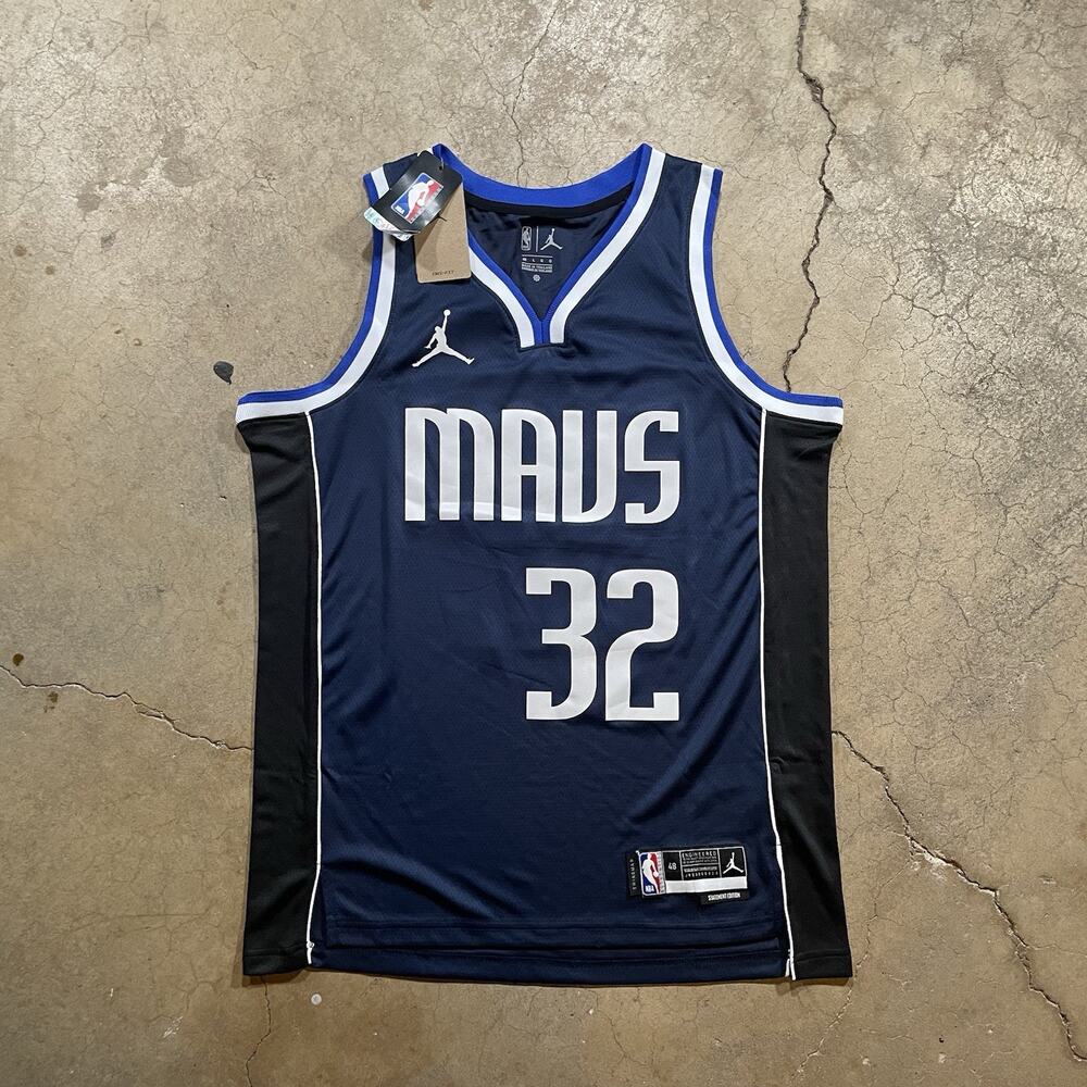 Cooper Flagg #32 Dallas Maverick Navy Blue Jersey Size XL